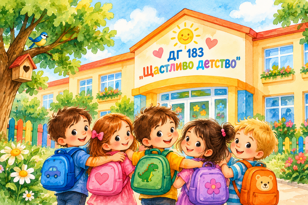 За нас - ДГ №183 Щастливо детство - София, Гео Милев